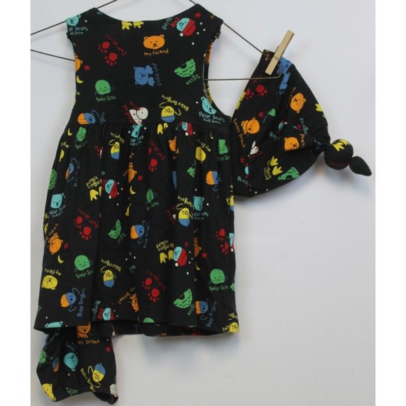 VTG NWT The Limited 3 pc Girls Baby Dress Diaper Cover Hat Bear Penguin Snowman - Picture 6 of 12